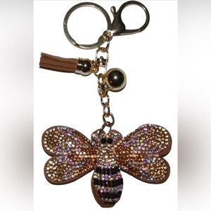 Bee 🐝 Bling Bag Charm/Keychain